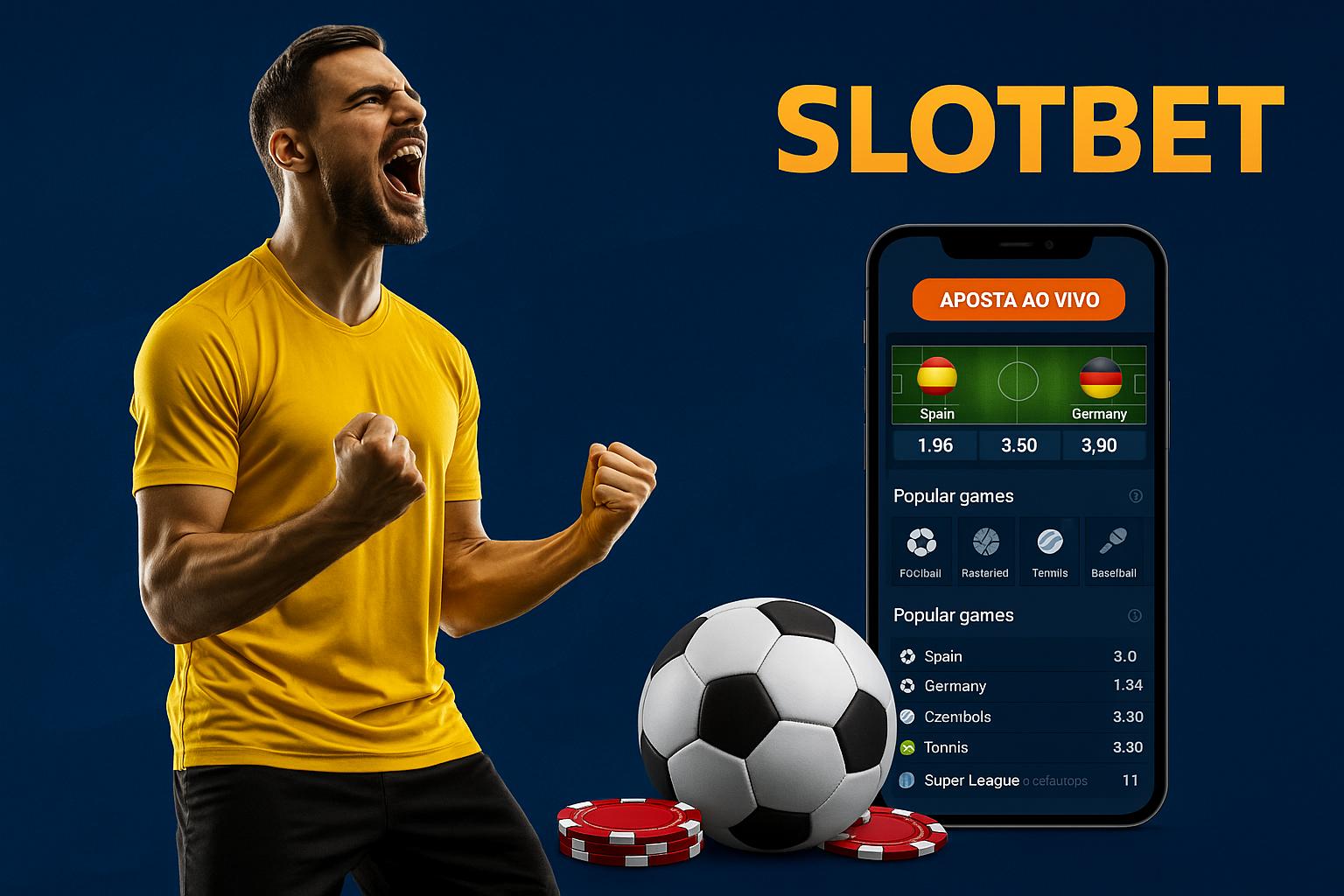 Aposte em apostas esportivas no cassino online SLOTBET